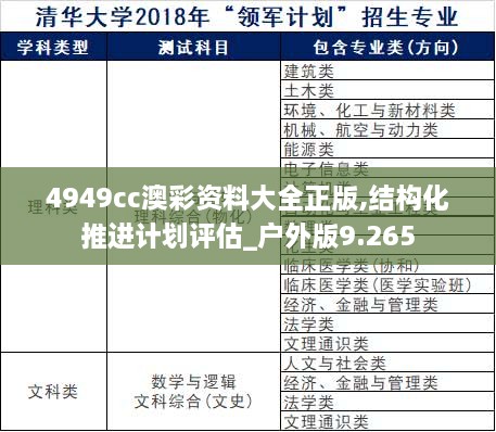 4949cc澳彩资料大全正版,结构化推进计划评估_户外版9.265