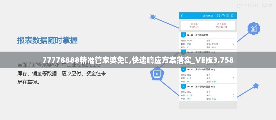 77778888精准管家婆免費,快速响应方案落实_VE版3.758