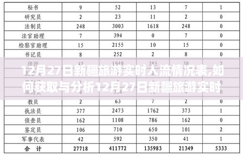 12月27日新疆旅游实时人流情况表获取与分析指南