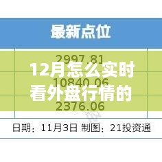 12月实时观察外盘行情软件指南，驾驭变化，掌握未来行情