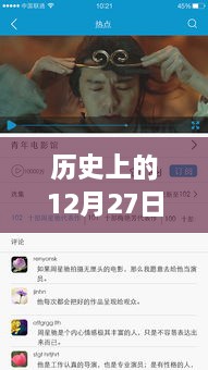 历史上的12月27日，优酷电影实时翻译重塑观影体验，科技革新影视界新纪元。