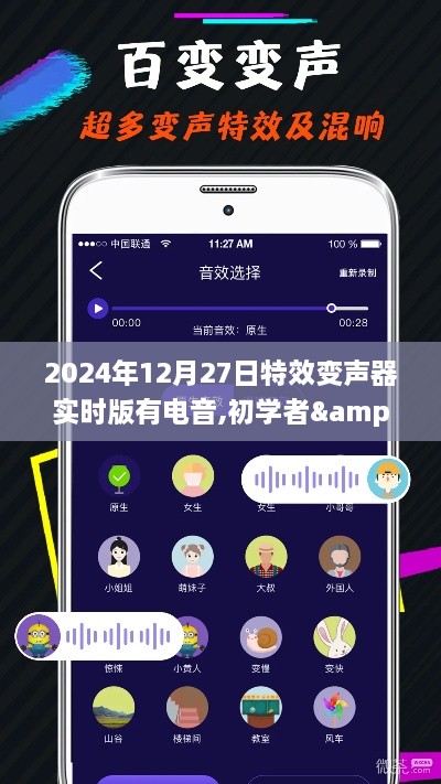 2024年特效变声器实时版电音设置全攻略，适合初学者与进阶用户