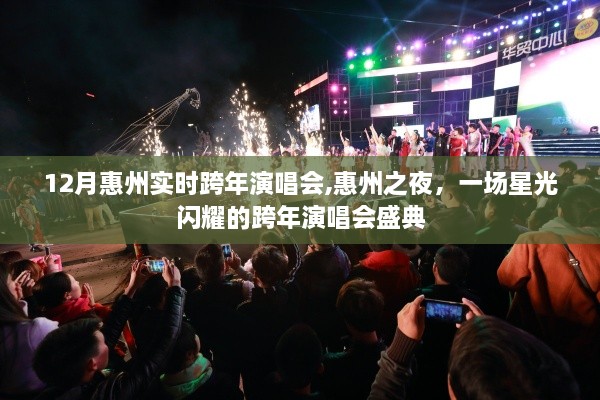 惠州星光跨年演唱会盛典，一场难忘的夜晚盛宴