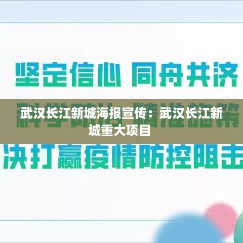 武汉长江新城海报宣传：武汉长江新城重大项目 