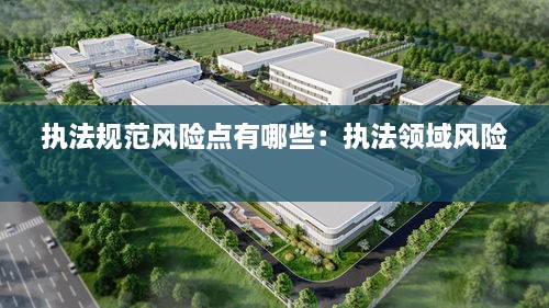 执法规范风险点有哪些：执法领域风险 