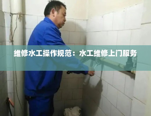 维修水工操作规范：水工维修上门服务 