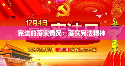 宪法的落实情况：落实宪法精神 