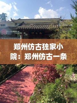 郑州仿古独家小院：郑州仿古一条街在哪 