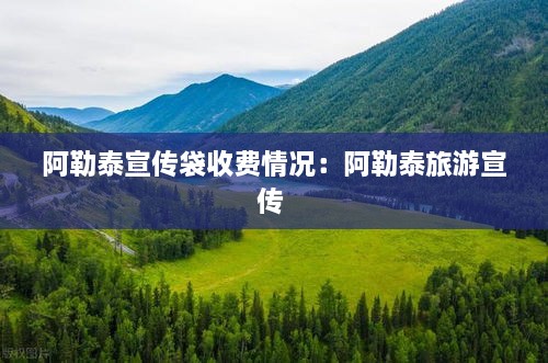 阿勒泰宣传袋收费情况：阿勒泰旅游宣传 