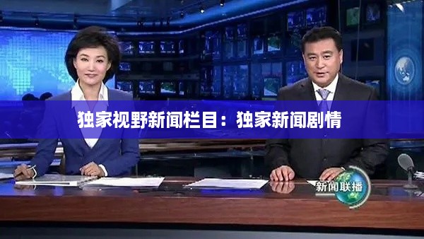 独家视野新闻栏目：独家新闻剧情 