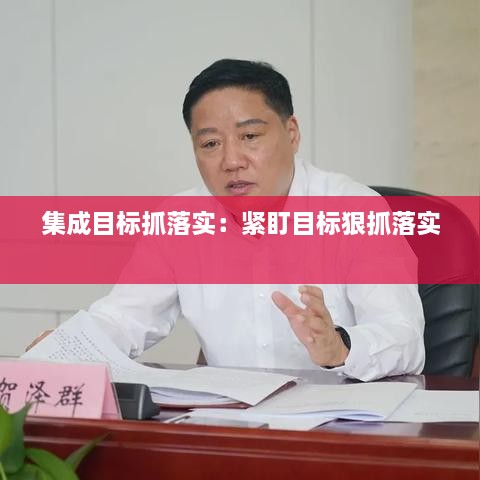 集成目标抓落实：紧盯目标狠抓落实 