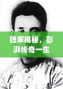 独家揭秘，彭湃传奇一生档案曝光