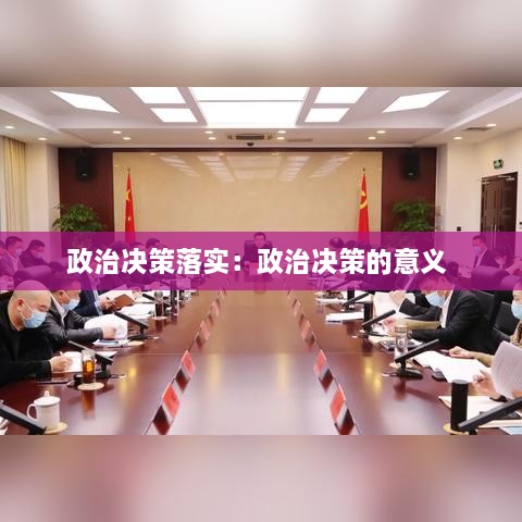 政治决策落实：政治决策的意义 