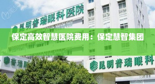 保定高效智慧医院费用：保定慧智集团 