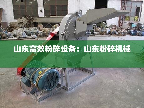 山东高效粉碎设备：山东粉碎机械 