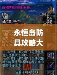 永恒岛防具攻略大全，最新装备指南与图片展示