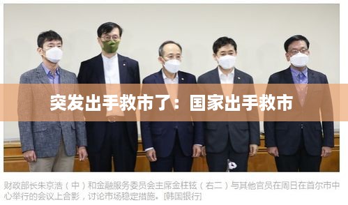 突发出手救市了：国家出手救市 