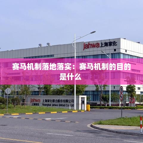 赛马机制落地落实：赛马机制的目的是什么 