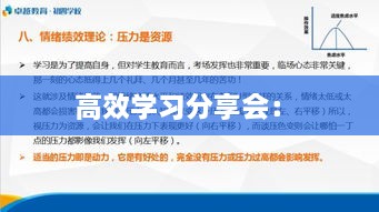 高效学习分享会： 