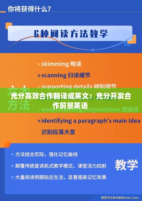 充分高效合作翻译成英文：充分开发合作前景英语 