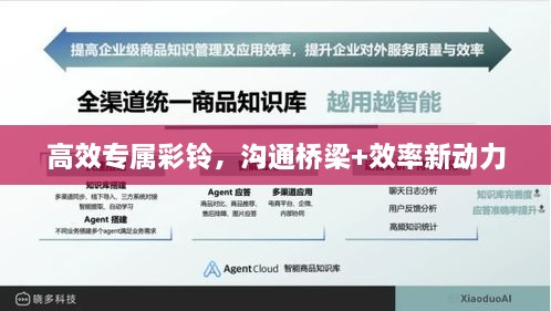 高效专属彩铃，沟通桥梁+效率新动力