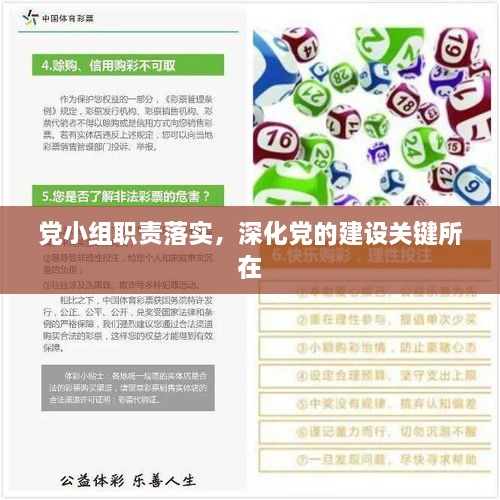 党小组职责落实，深化党的建设关键所在