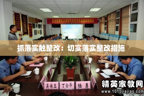抓落实触整改：切实落实整改措施 