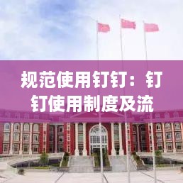 规范使用钉钉：钉钉使用制度及流程设置 