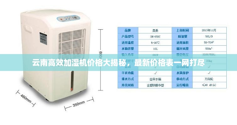 云南高效加湿机价格大揭秘，最新价格表一网打尽