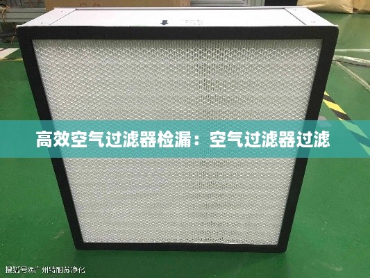 高效空气过滤器检漏：空气过滤器过滤 