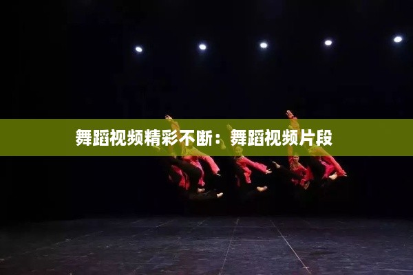 舞蹈视频精彩不断：舞蹈视频片段 