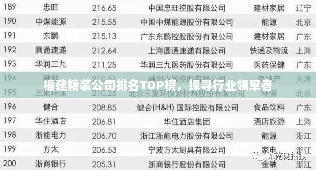福建精装公司排名TOP榜，探寻行业领军者