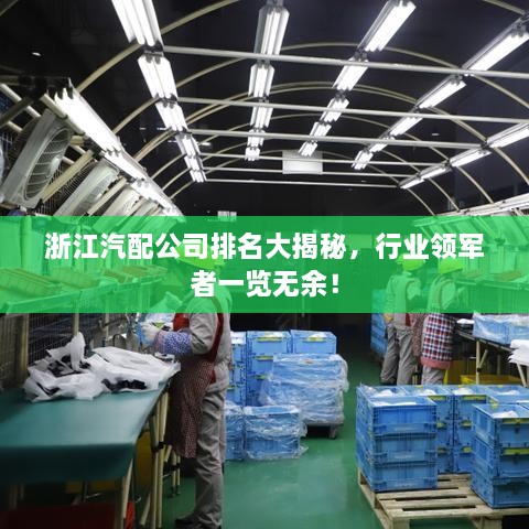 浙江汽配公司排名大揭秘，行业领军者一览无余！