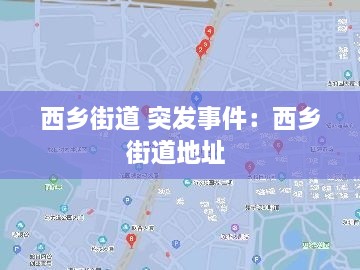 西乡街道 突发事件：西乡街道地址 