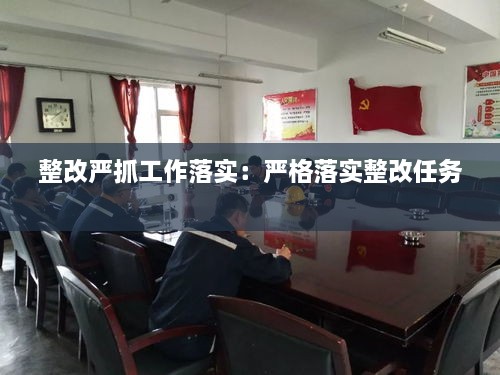 整改严抓工作落实：严格落实整改任务 