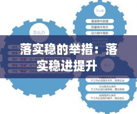 落实稳的举措：落实稳进提升 