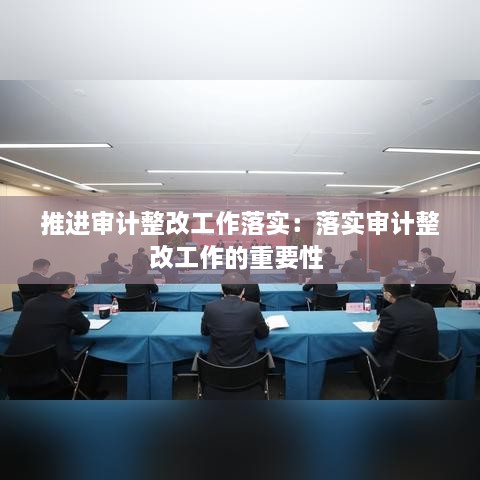 推进审计整改工作落实：落实审计整改工作的重要性 