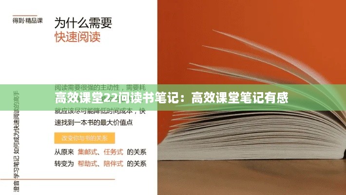 高效课堂22问读书笔记：高效课堂笔记有感 