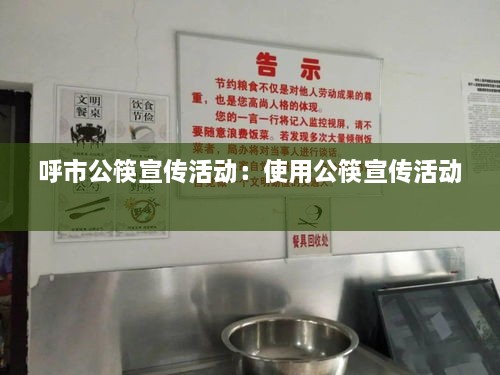 呼市公筷宣传活动：使用公筷宣传活动 