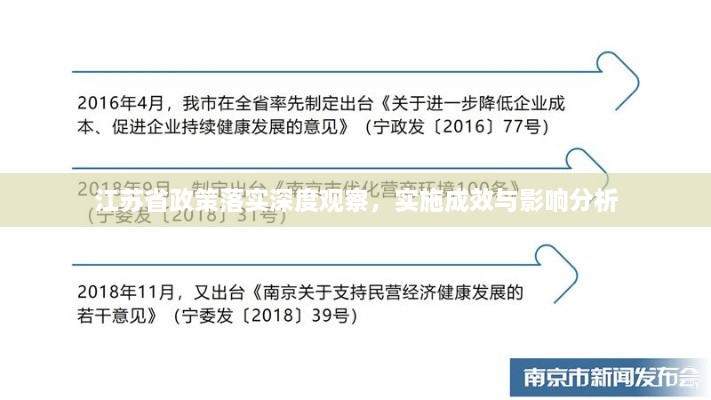 江苏省政策落实深度观察，实施成效与影响分析