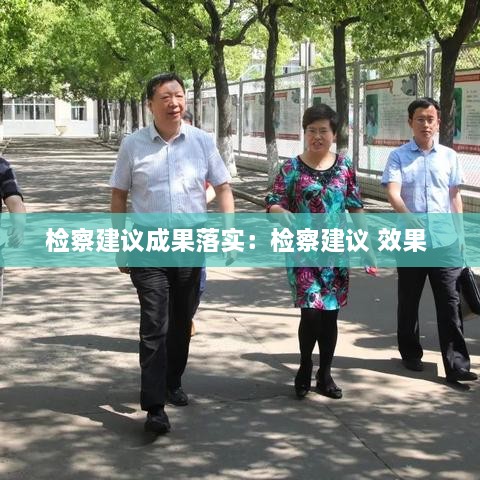 检察建议成果落实：检察建议 效果 