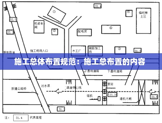施工总体布置规范：施工总布置的内容 