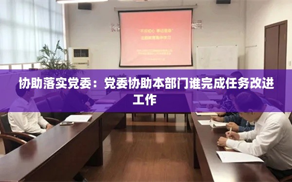 协助落实党委：党委协助本部门谁完成任务改进工作 