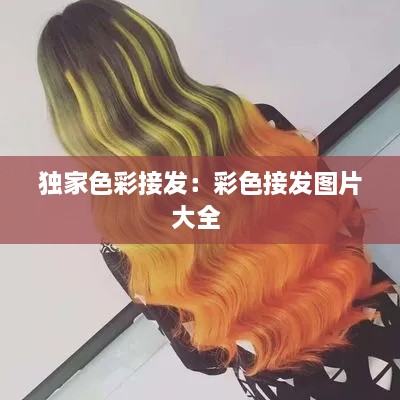 独家色彩接发：彩色接发图片大全 
