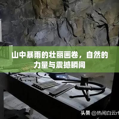 山中暴雨的壮丽画卷，自然的力量与震撼瞬间