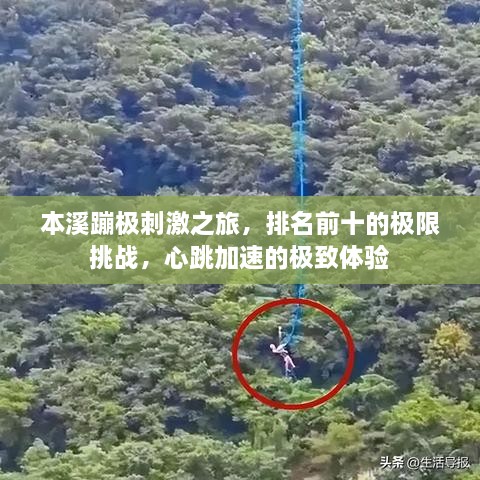 本溪蹦极刺激之旅，排名前十的极限挑战，心跳加速的极致体验