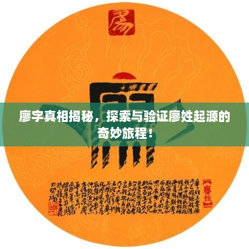廖字真相揭秘，探索与验证廖姓起源的奇妙旅程！