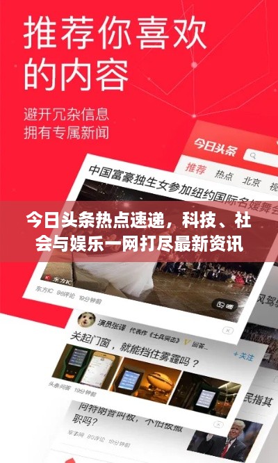 今日头条热点速递，科技、社会与娱乐一网打尽最新资讯