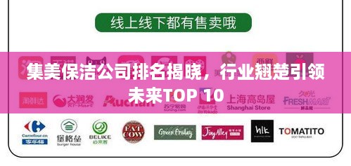 集美保洁公司排名揭晓，行业翘楚引领未来TOP 10