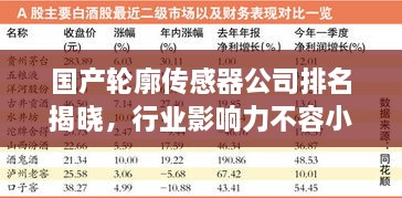 国产轮廓传感器公司排名揭晓，行业影响力不容小觑